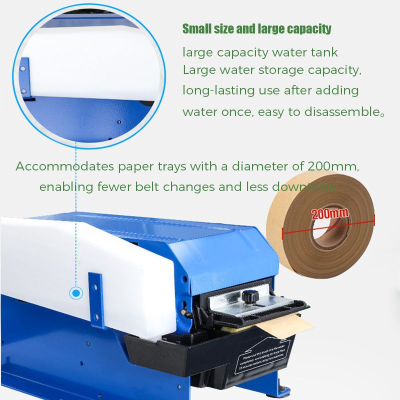 How to use the semiautomatic kraft paper tape dispenser correctly